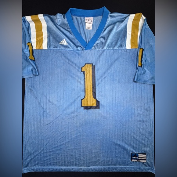 Vintage UCLA Bruins #1 Adidas Football Jersey Size: XXL - Picture 1 of 6